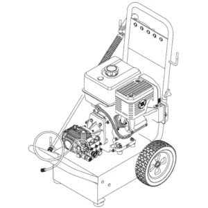 BRIGGS AND STRATTON Pressure Washer Model BPW2700 Image